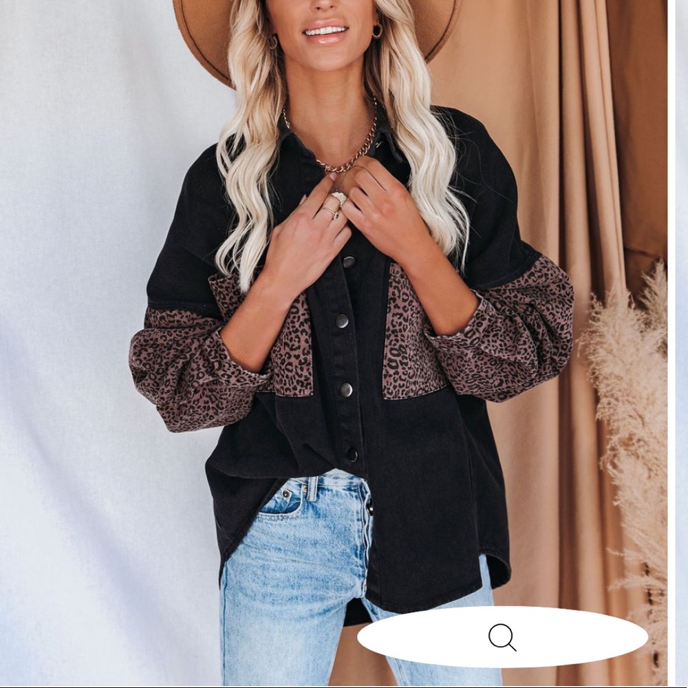 The SOLD OUT VICI Spice it Up Leopard Denim Jacket